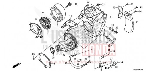 AIR CLEANER CRF150RE de 2014
